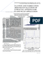 Design, Simulation and Performance Evaluation of Sierpinski Fractal Antenna for Multiband Applications