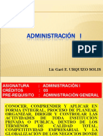 ADMINISTRACION I