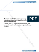 EVS-En 197-4-2006 Cement - Part 4 - Composition, Specifications and Conformity Criteria For Low Early Strength Blastfurnace Cements