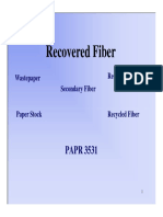 Recovered Fiber: PAPR 3531