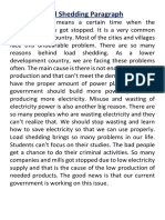 Paragraph Load Shedding 56 PDF