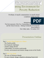 Mainstreaming Environment For Poverty Reduction: Problem of Small Communities in Small Island Countries of The Pacific - Presentation