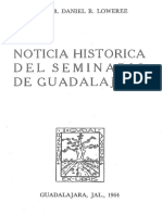 Loweree-Noticia Histórica Del Seminario de Guadalajara Texto PDF