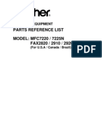 Product Parts Manual - FAX2820