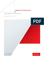 Oracle Multitenant Database Provisioning and Relocation Services