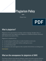 slideshow on plagiarism