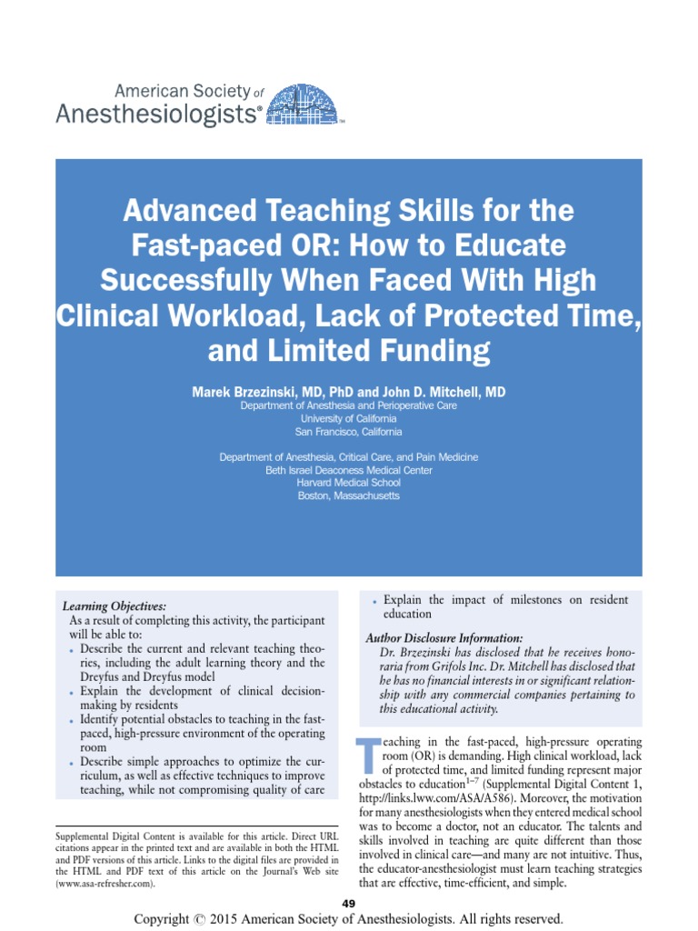 Advanced Teaching Skills | PDF | Adult Education | Learning Theory ...