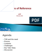 Terms of Reference (ToR) - ASI-Aruna