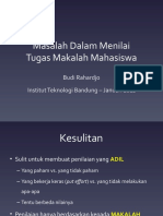 Masalah Tugas Makalah Mahasiswa