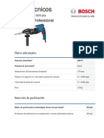 Martillo Perforador Con SDS Plus GBH 2-28D PDF
