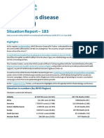 Who Covid-19 Situation Report For July 21, 2020