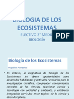 Biologia de Los Ecosistemas