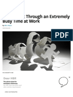 How To Get Through An Extremely Busy Time at Work PDF