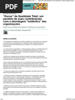 “Gurus” da Qualidade Total_ um paralelo de suas contribuições com a abordagem “sistêmica” das organizações - Produção acadêmica - Administradores.com