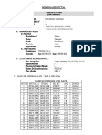 Memoria Descriptiva Rural Okkok