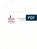 Bank of Utica.financial Condition.june 30, 2020