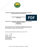 9 - Certificado de Ingresos Por Donaciones