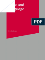 Neville Dean (Auth.) - Logic and Language-Macmillan Education UK (2003)