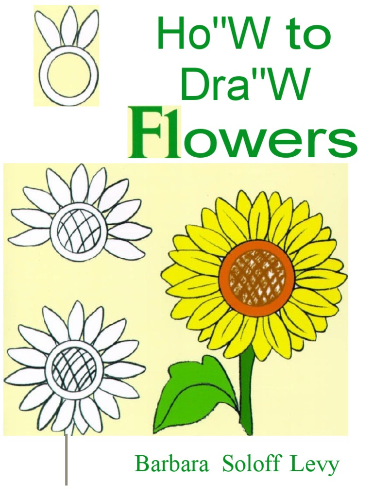 Draw How To Draw Flowers PDF PDF Flowers Drawing
