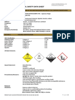 Material Safety Data Sheet: Product Name: Calcium Hypochlorite (Niclon 70G) Revision Date July 2016