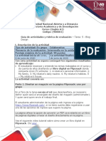 Activity guide and evaluation rubric - Task 5 - Blog Design.pdf