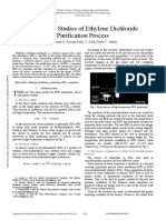 Parametric Studies of Ethylene Dichloride Purification Process