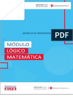 Guía Práctica - Sesión #05 Logico Matematica Proporcinalidad Alfa