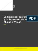 U3 La Empresa Objetivos y la Expresión de su Misión y Visión.pdf
