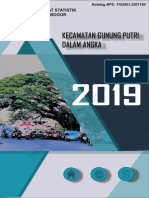 Kecamatan Gunung Putri Dalam Angka 2019