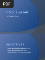 CSS: Layout: by Mariella S. Reyes