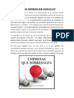 Empresas Que Perduran y Sobresalen