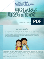 Situación de La Salud Escolar