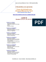 Licao III Curso de Tarot PDF