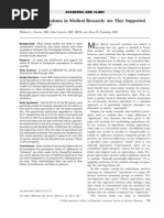 Claims of Equivalence in Medical Research