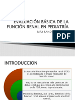 Evaluación Básica de La Función Renal en Pediatría