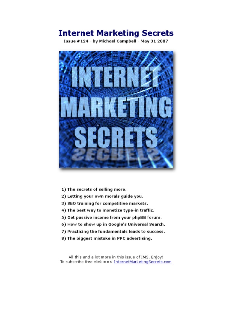 InternetMarketing PDF | PDF | Search Engine Optimization | World Wide Web