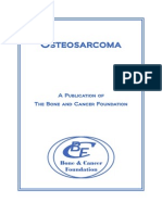 Osteosarcoma: A Publication of The Bone and Cancer Foundation