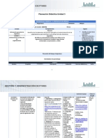 Planeación Didáctica Unidad 3 PDF