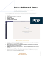 Manual Basico Uso de TEAMS PDF