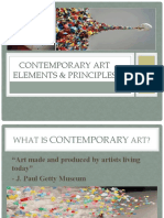Contemporary Art Elements & Principles