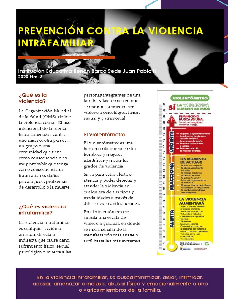 Prevención de la Violencia Intrafamiliar | PDF | Violencia | Violencia ...
