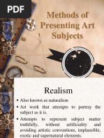 Lesson 2 Methods of Presenting Arts Subject