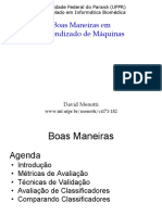 Boas Maneiras em Aprendizado de Máquinas