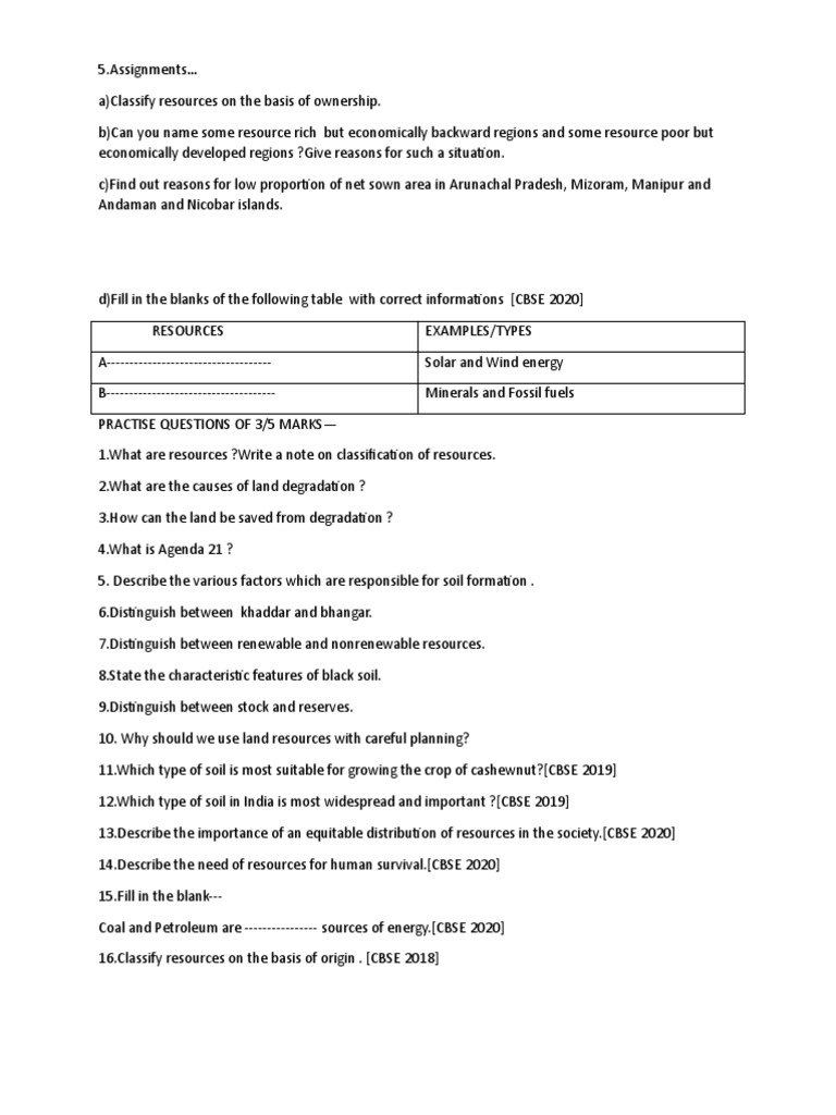Resource Classification & Land Use Guide | PDF | Travel | Science ...