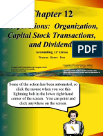 Corporations: Organization, Capital Stock Transactions, and Dividends