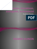 FITO - Pigmen Kuinon, Antrakinon, Asetogenin, Kurkuminoid