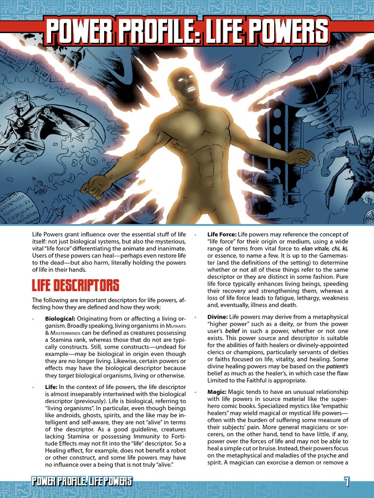 Power Profile - Life Powers PDF | PDF | Copyright | Faith Healing