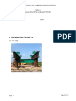 Topic 9 Axial Load Capacity - Static Load Test