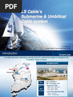 LS Cable's Submarine & Umbilical Cable System