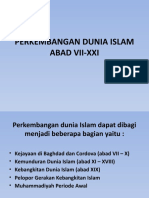 KEJAYAAN ISLAM ABAD VII-XV